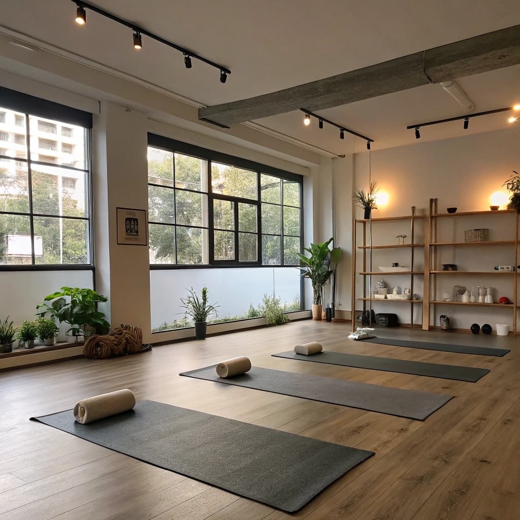Yogastudio interiör